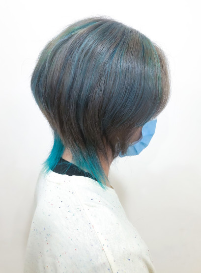 21春夏 今週１位のメンズ カラー 色味 ブルー 青の髪型は ヘアスタイルランキング ヘアカタログbeauty Navi