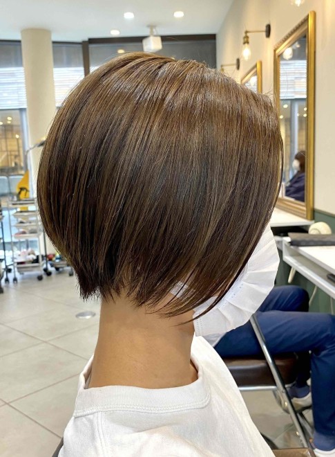 ショートヘア アクティブママの朝楽ショートボブ Clasicoの髪型 ヘアスタイル ヘアカタログ 22春夏