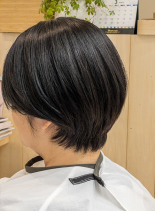 丸みショート（髪型ショートヘア）