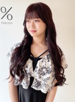 韓国風ヨシンモリロングレイヤースタイル（髪型ロング）