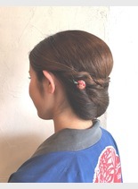 浜松まつりヘアセット（髪型セミロング）